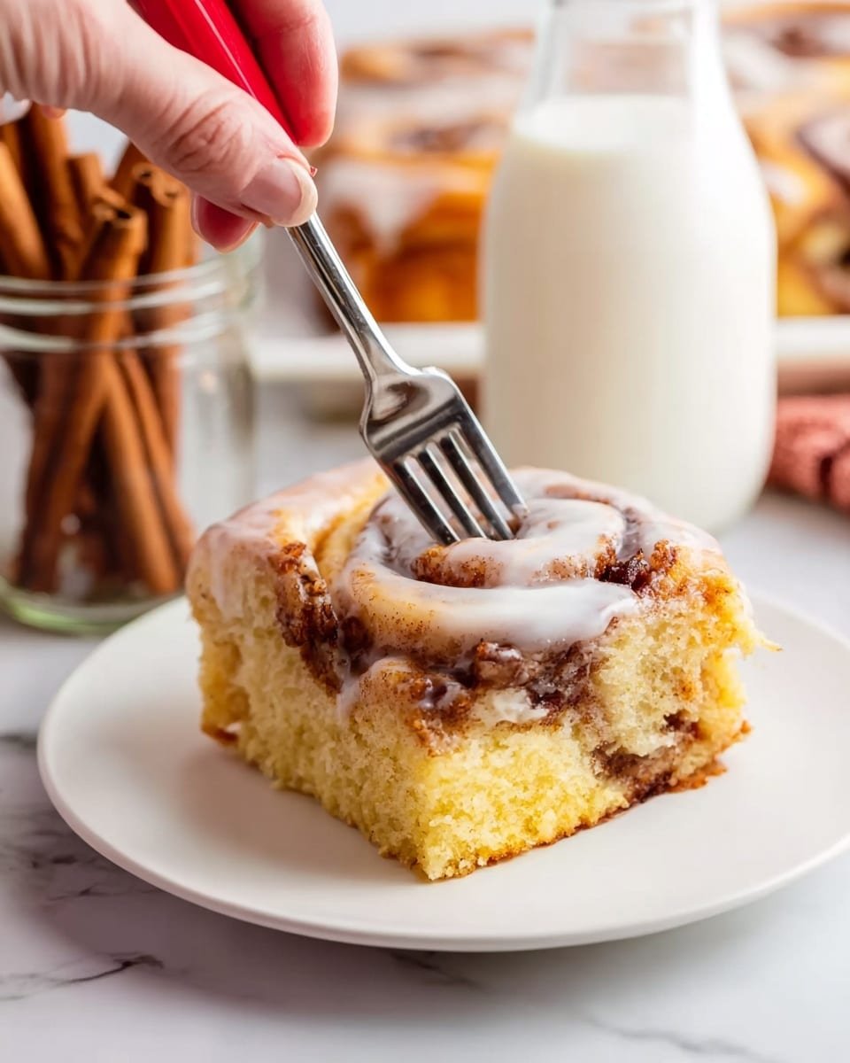 Cinnamon Roll Cake Recipe