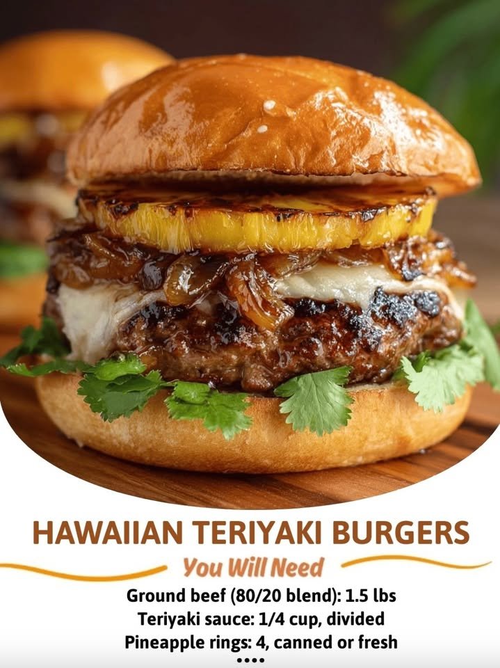 Hawaiian Teriyaki Burgers