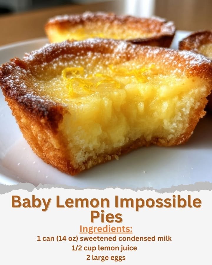 Baby Lemon Impossible Pies