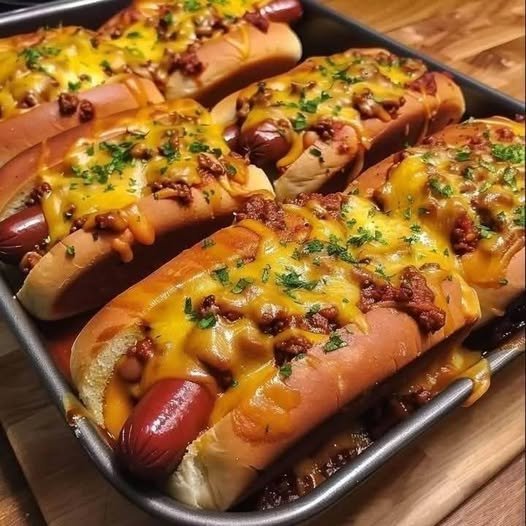 Chili Cheese Dog Bake