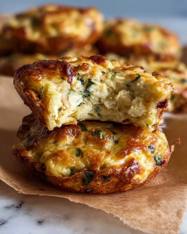 Sun dried tomato and spinach egg biscuits on a plate