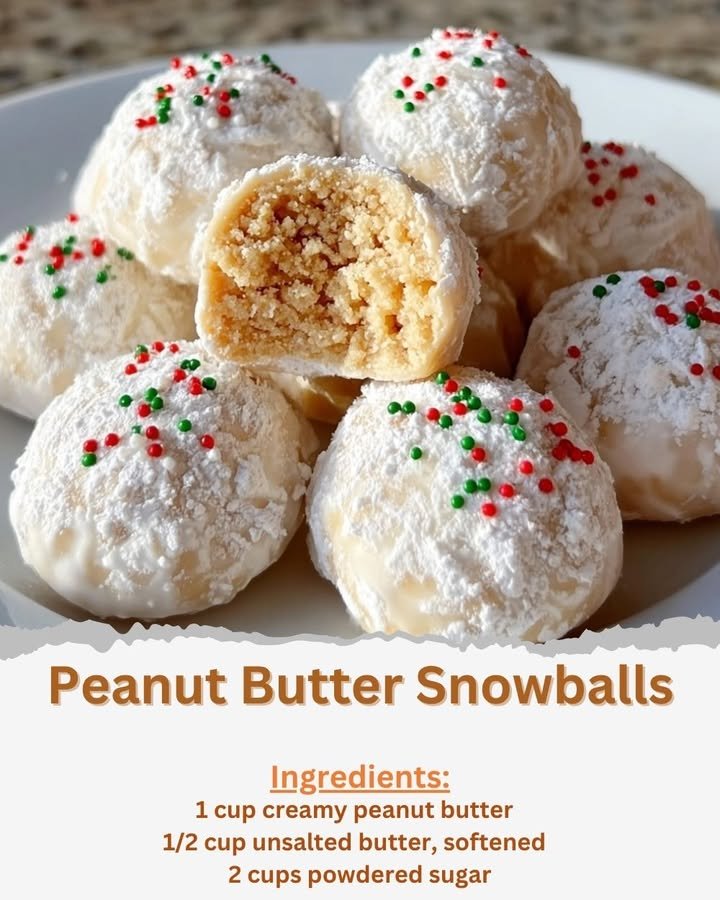 Peanut Butter Snowballs