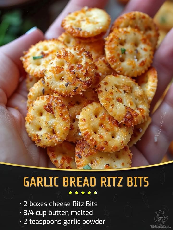 Garlic Bread Ritz Bits