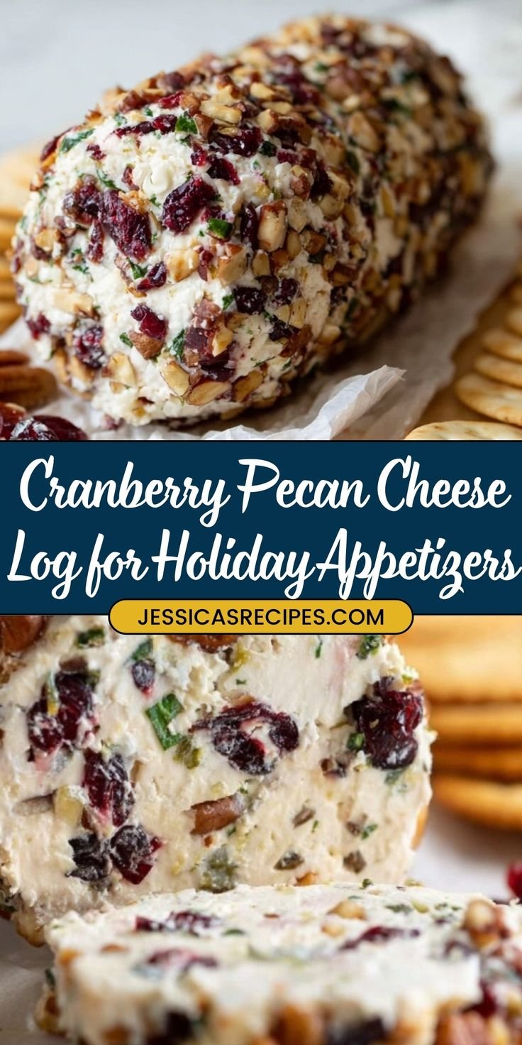Cranberry Pecan Cheese Log Recipe