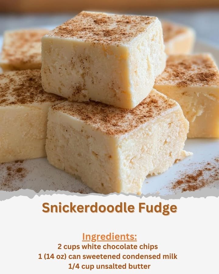 Snickerdoodle Fudge