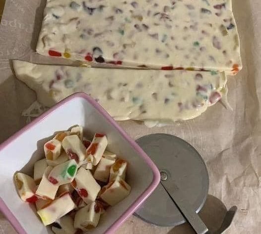 Four Ingredient Nougat Bars