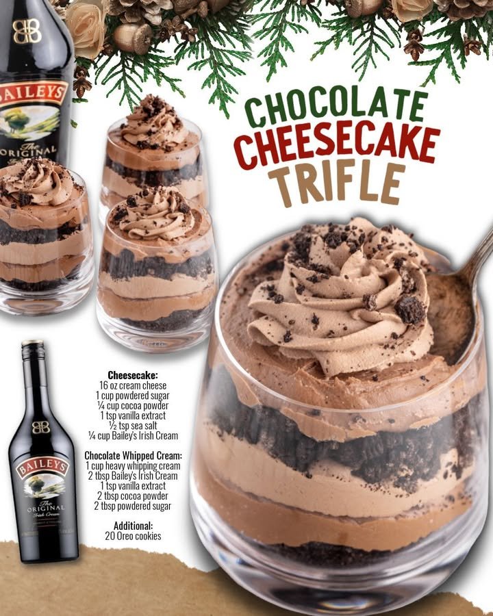 Chocolate Cheesecake Trifle