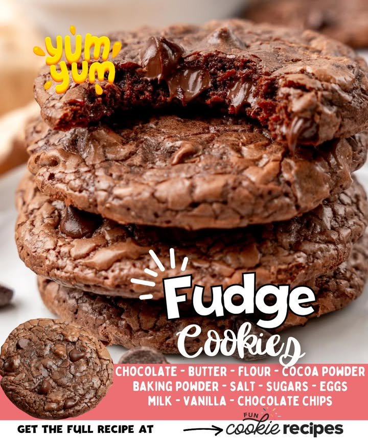 Chocolate Fudge Cookies