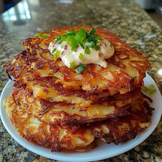 Crispy German Potato Pancakes (Kartoffelpuffer)
