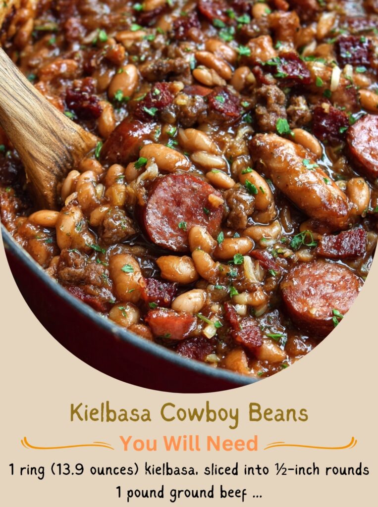Kielbasa Cowboy Beans