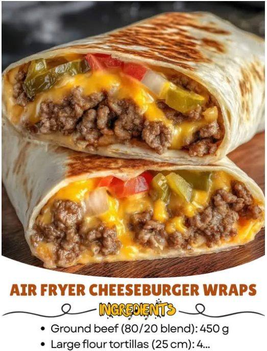 Mastering Air Fryer Cheeseburger Wraps