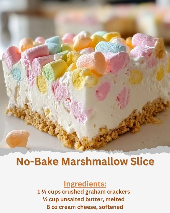 No-Bake Marshmallow Slice