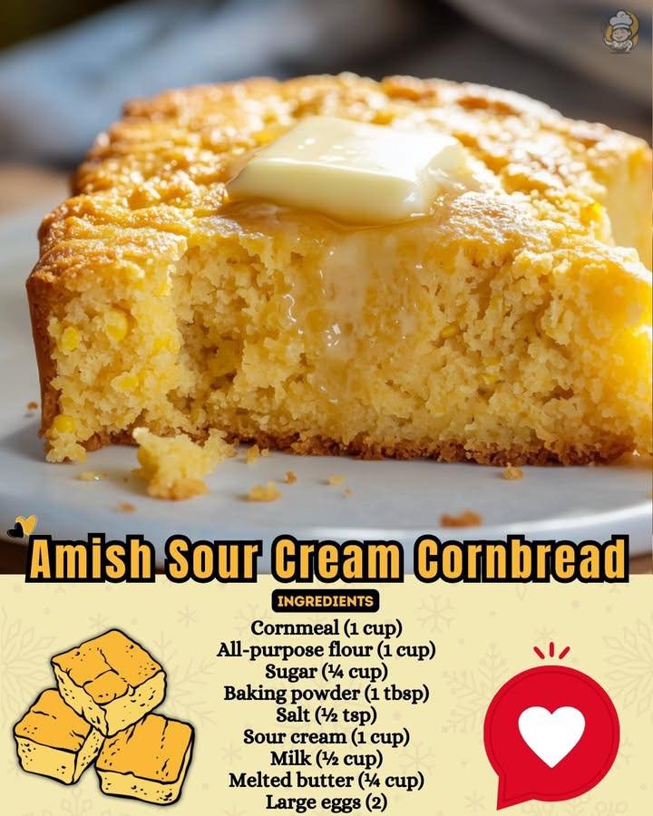 Amish Sour Cream Cornbread