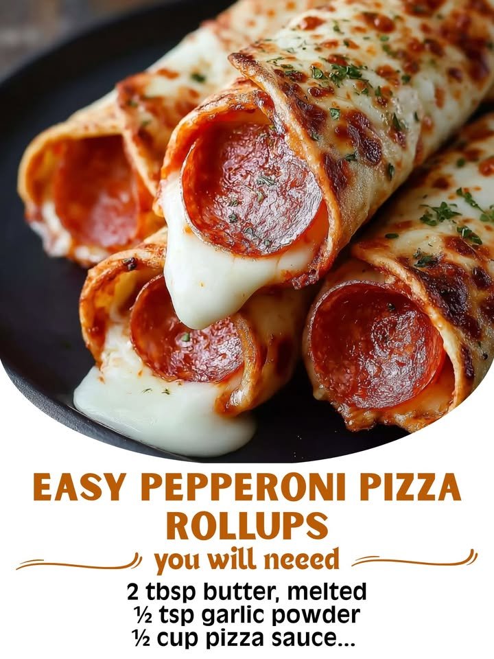 Easy Pepperoni Pizza Rollups