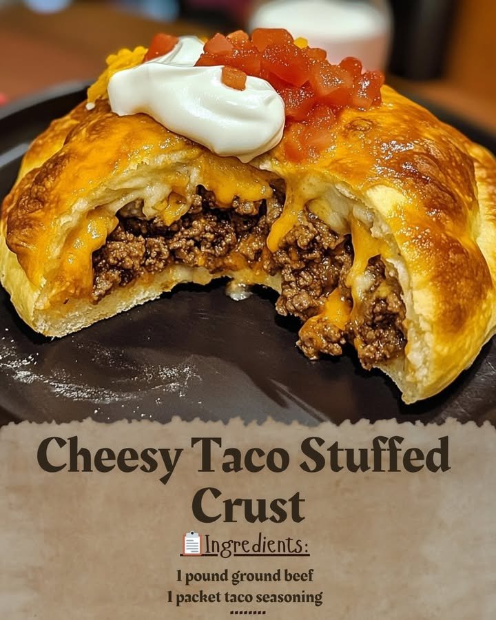 Cheesy Taco Stuffed Crust