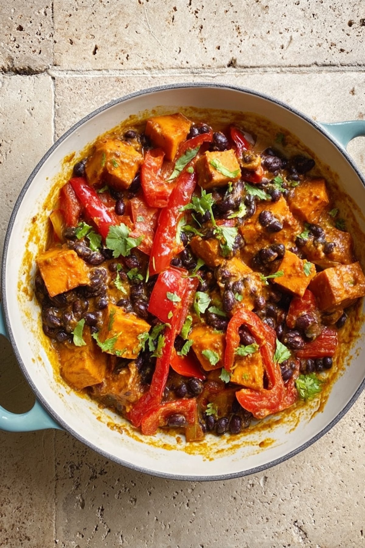 Jerk Sweet Potato and Black Bean Curry