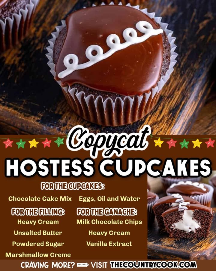 Copycat Hostess Cupcakes
