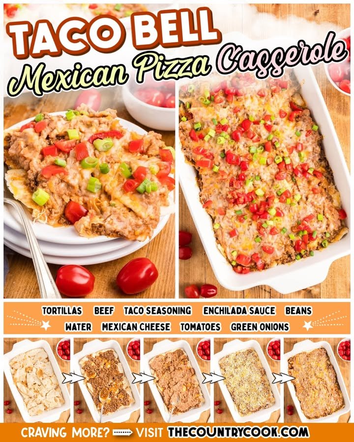 Taco Bell Mexican Pizza Casserole
