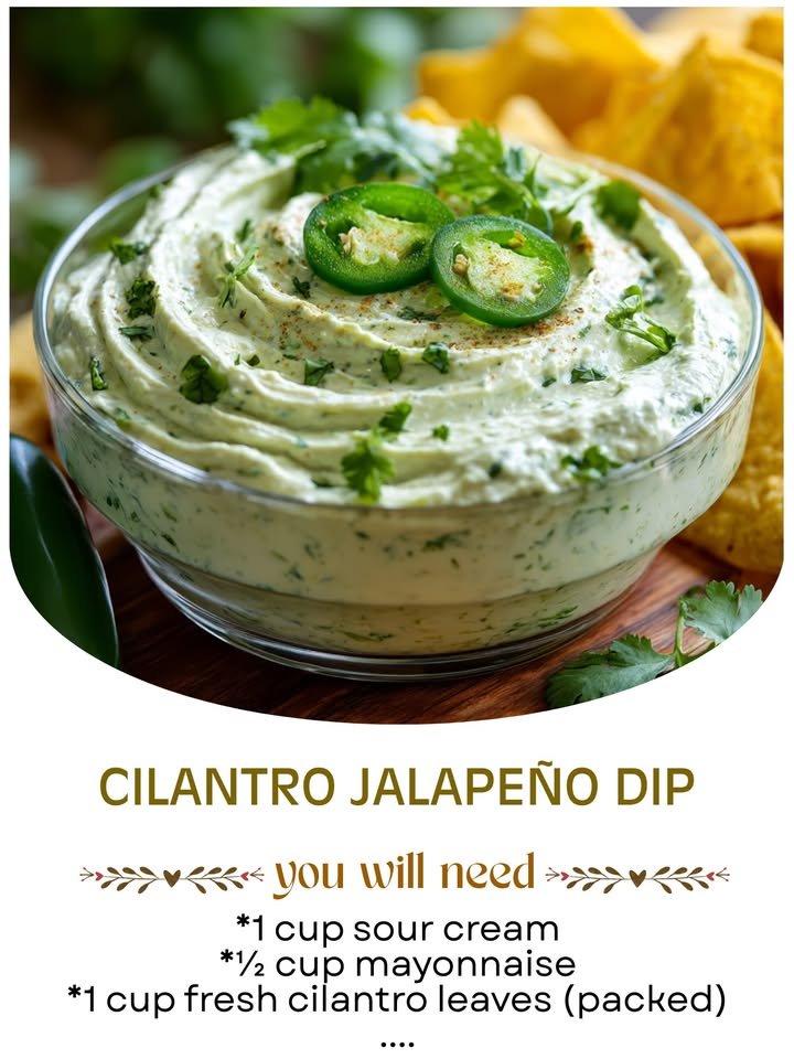 Cilantro Jalapeño Dip