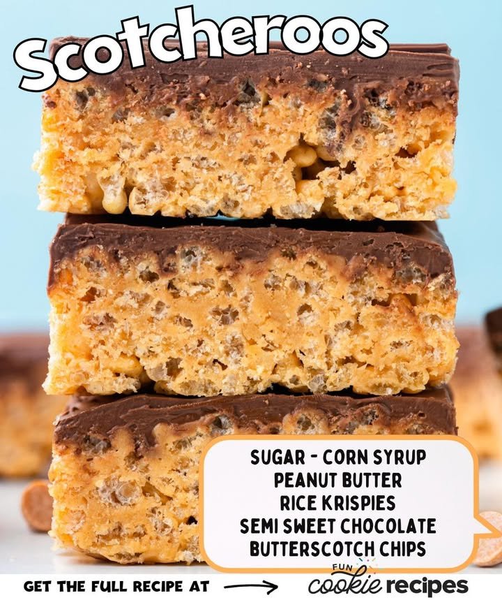 Scotcheroos Rice Krispie Treats