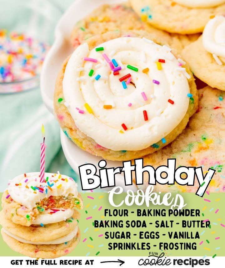 Birthday Cake Cookies