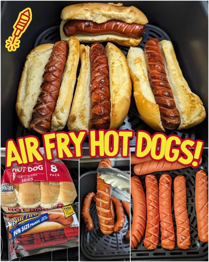 Air Fryer Hot Dogs