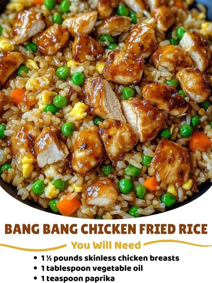 Bang Bang Chicken Fried Rice