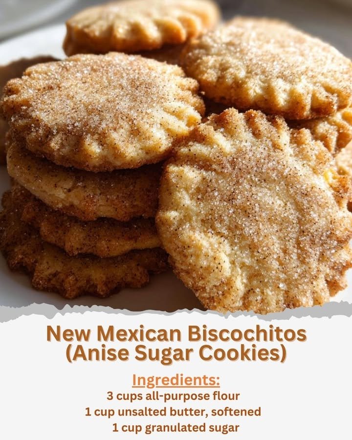 New Mexican Biscochitos (Anise Sugar Cookies)