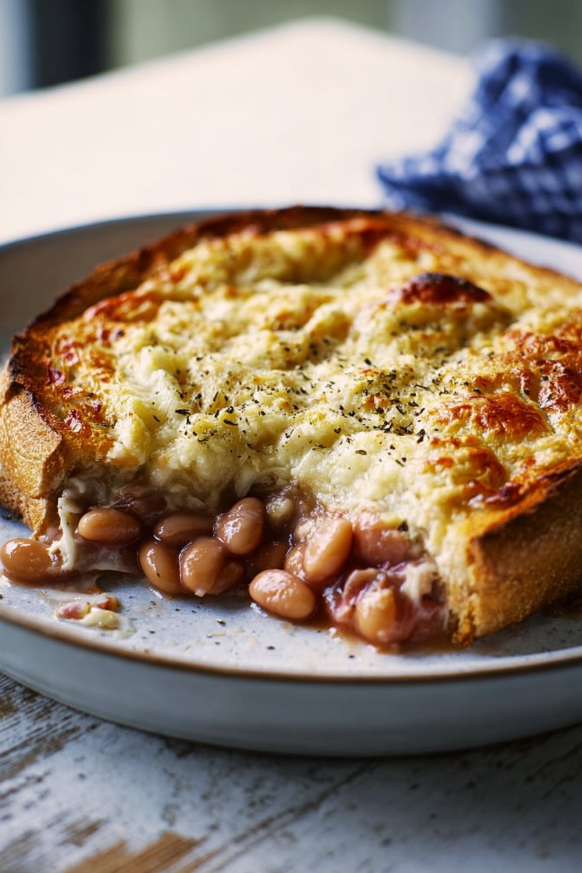Honey & Mustard Ham Hock Pie with Flaky Cheese Pastry