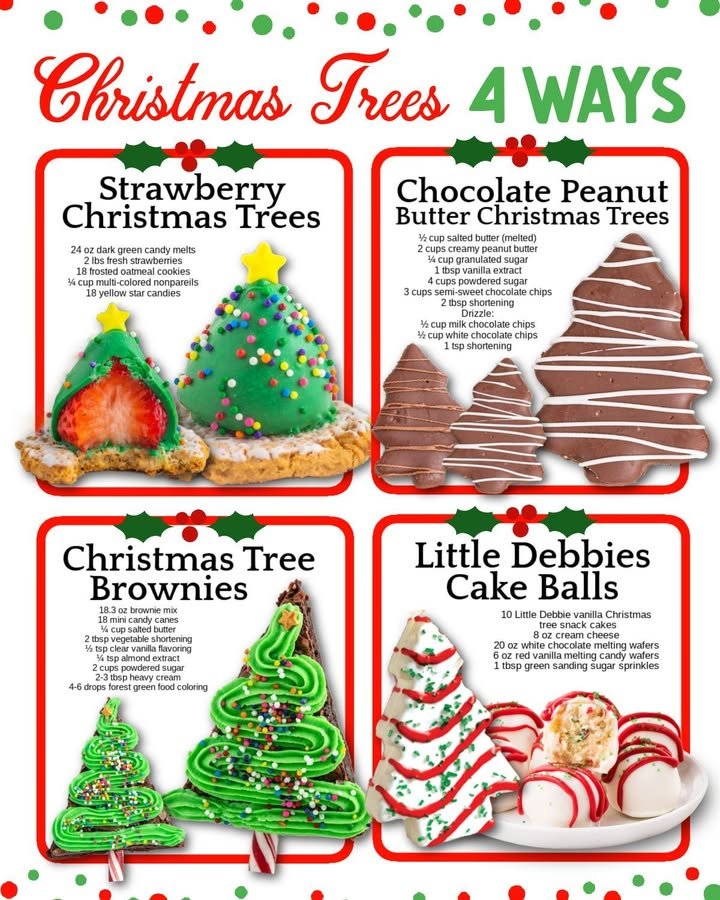 Christmas Tree Treats