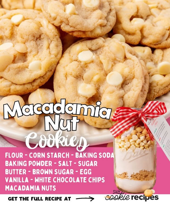 White Chocolate Macadamia Nut Cookies