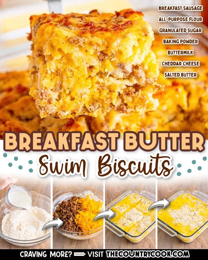 Breakfast Butter Swim Biscuits