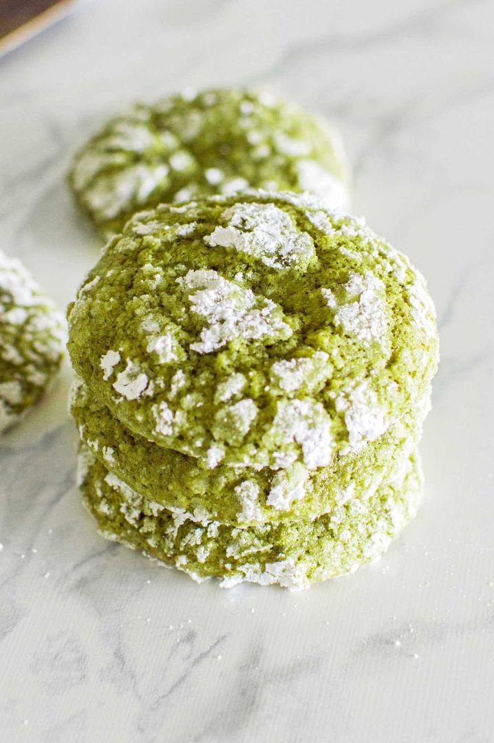 Coconut Matcha Cookies