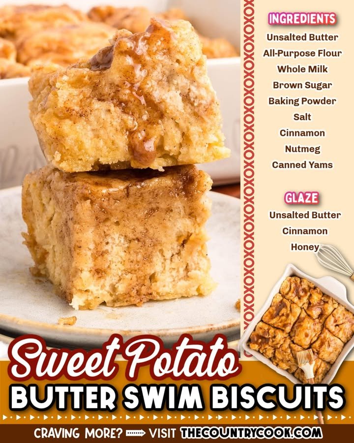 Sweet Potato Butter Swim Biscuits