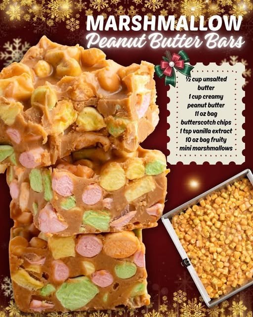 Peanut Butter Marshmallow Squares