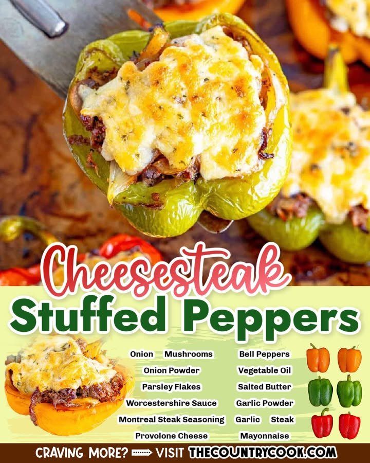 Cheesesteak Stuffed Peppers