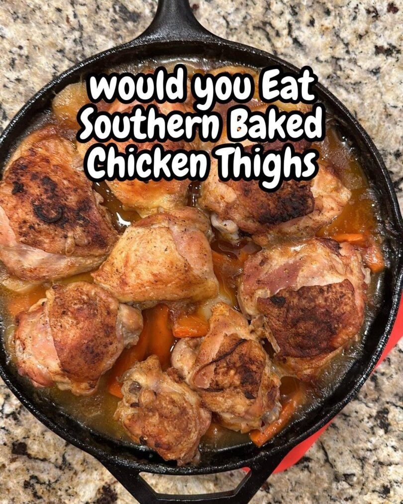 Southern Baked Chicken Thighs