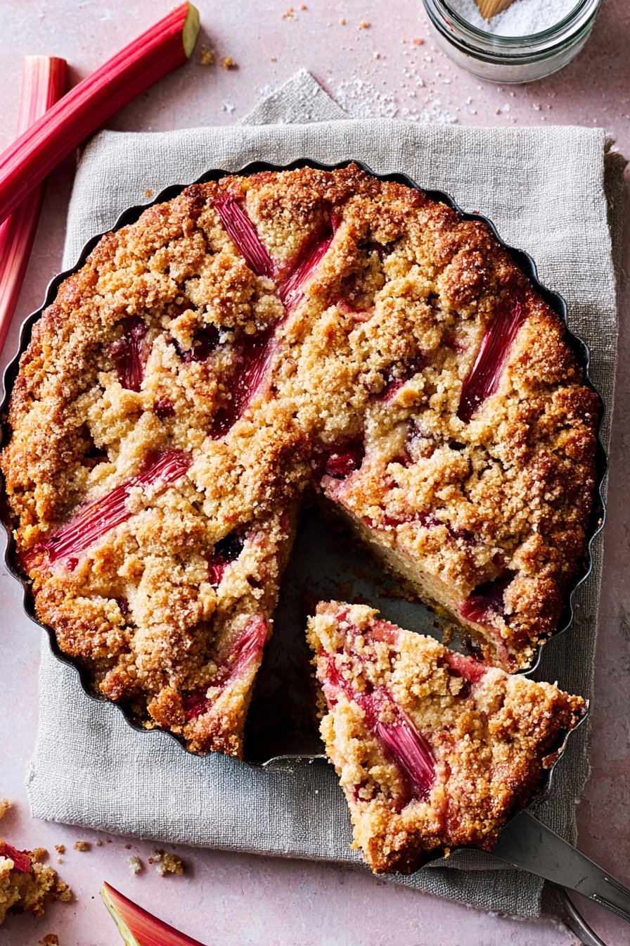 Rhubarb Buckle