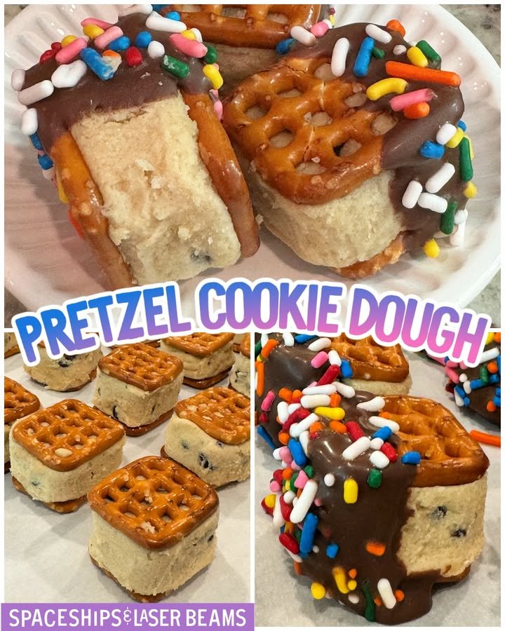Cookie Dough Pretzel Bites