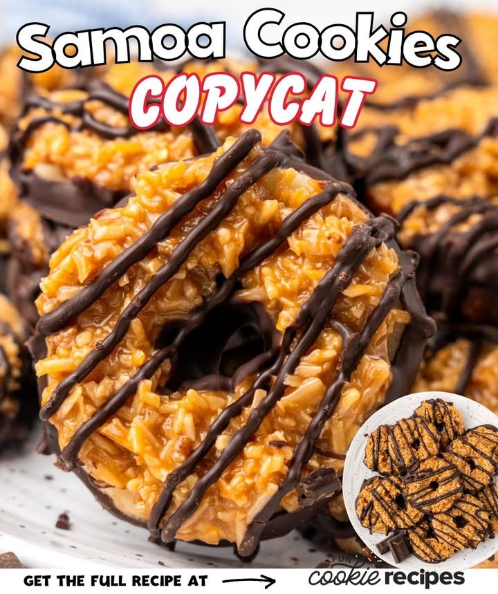 Homemade Samoa Cookies
