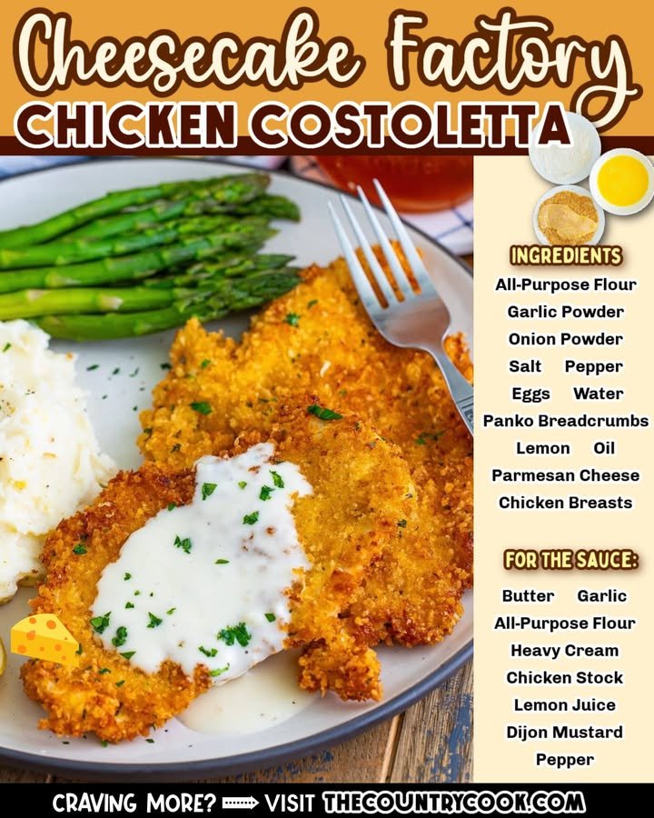 Cheesecake Factory Chicken Cutlet