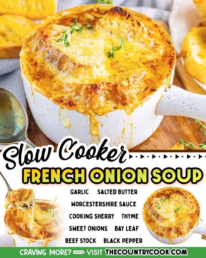 Slow Cooker French Onion Soup