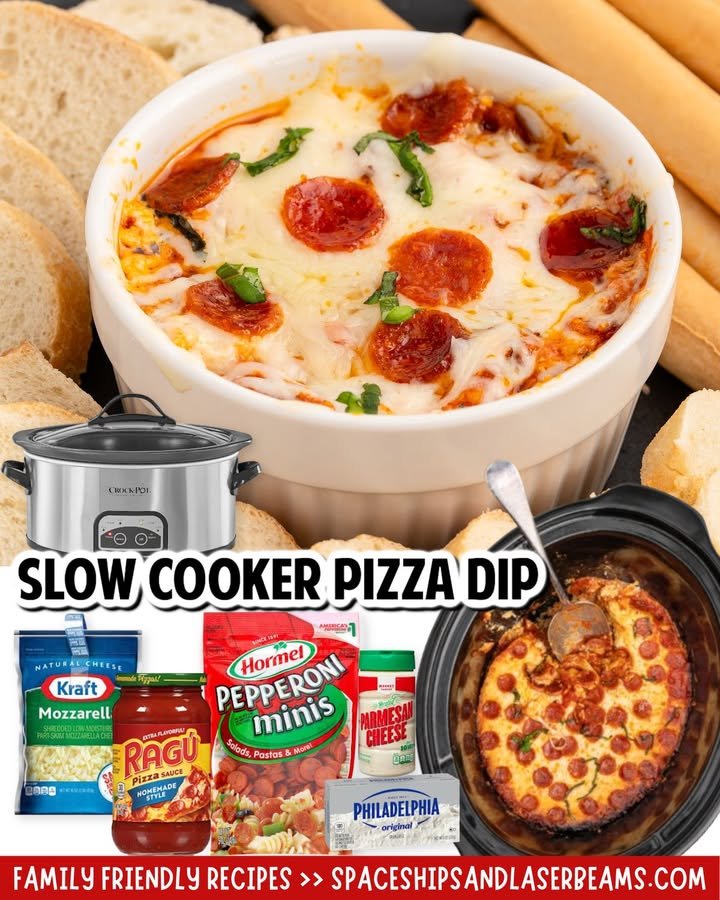 Crock Pot Pizza Dip