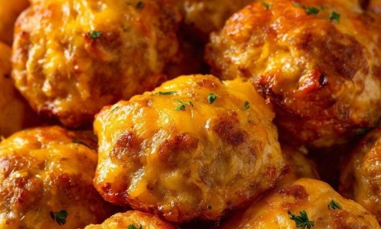 Rotel Cream Cheese Sausage Balls