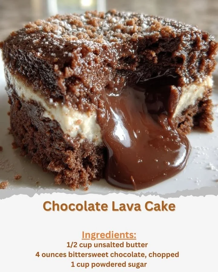 Delicious Chocolate Lava Cake with molten center served on a white plate