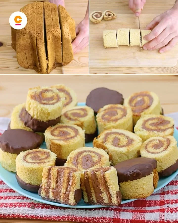 Delicious chocolate swirl rolls with rich chocolate filling and soft dough