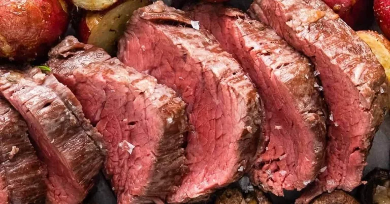 Christmas beef tenderloin roast with herbs and spices