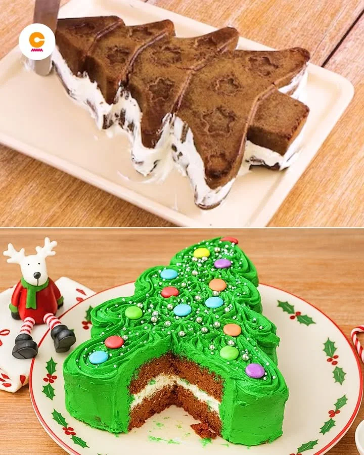 Deliciously decorated Christmas Cake for festive celebrations