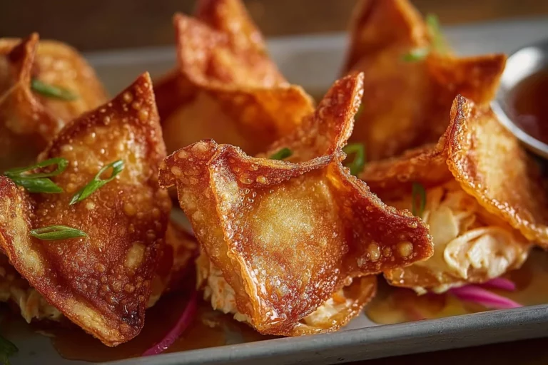 Cheesy Crab Rangoon Melt served on a plate