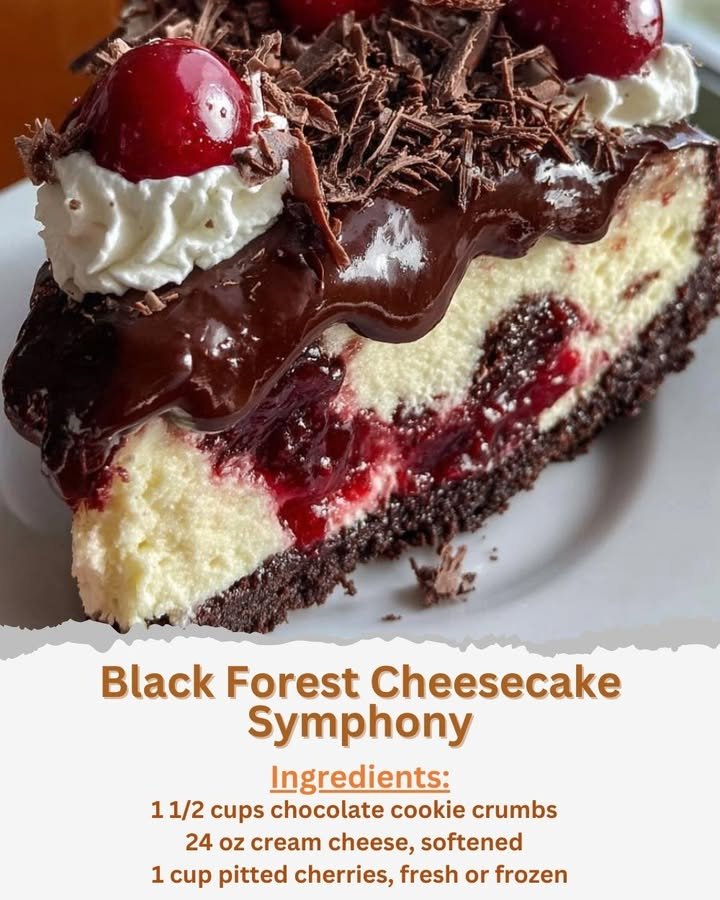 Black Forest Cheesecake Symphony